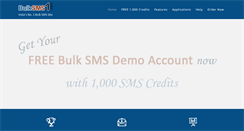 Desktop Screenshot of bulksms1.com